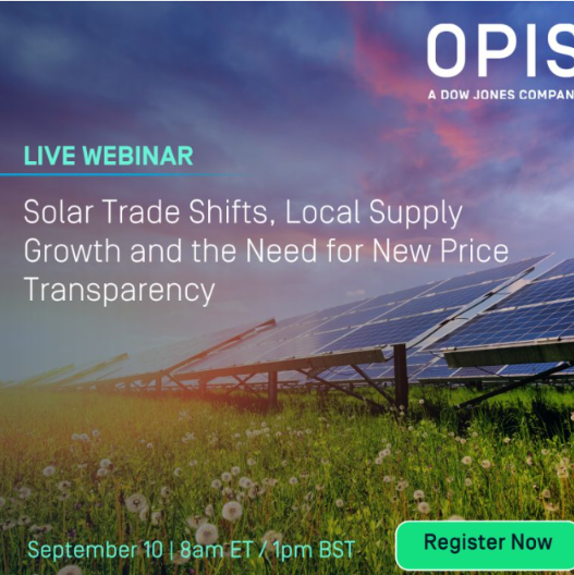 Solar Trade Shifts, Local Supply Growth and the Need for New Price Transparency